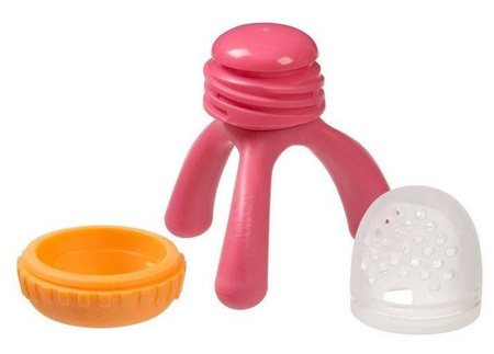 B.box Gryzak Silikonowy do Podawania Pokarmu Strawberry Shake