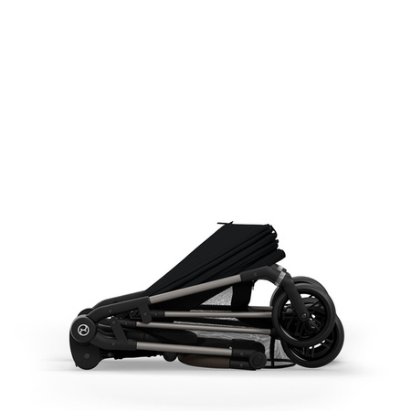 Cybex Melio Wózek Głeboko-Spacerowy Magic Black + Cloud G I-Size
