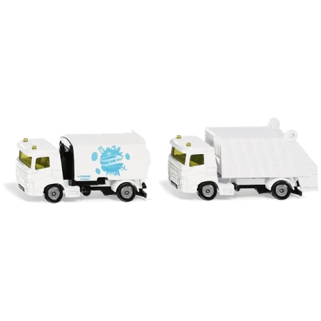 Siku Zestaw Oczyszczarka i Śmieciarka