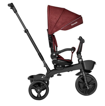 Lionelo Kori Rowerek Trójkołowy 2w1 Red Burgundy