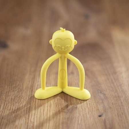GiliGums Gryzak Silikonowy Małpka Żółty