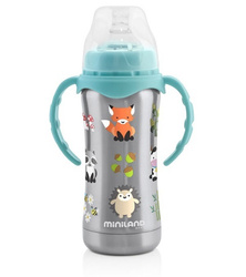 Miniland Butelka Termiczna Ze Stali Nierdzewnej Ze Smoczkiem 180ml