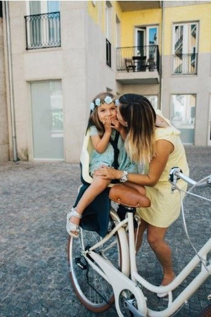 Bobike Go Fotelik Rowerowy Na Bagażnik Lemon Sorbet