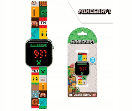 Kids Euroswan Zegarek LED Smartwatch - Minecraft