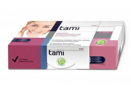 TAMI Bawełniane Chusteczki Kosmetyczne Do Pielęgnacji Twarzy 30 szt