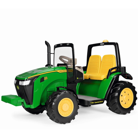 PegPerego John Deere Dual Force 12v Traktor z Przyczepą