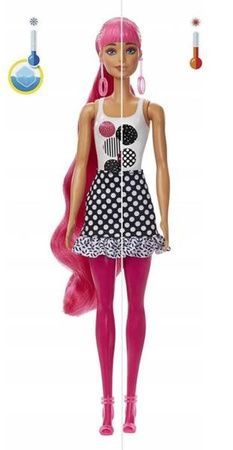 Barbie Kolorowa Niespodzianka Lalka w Tubie GTR94