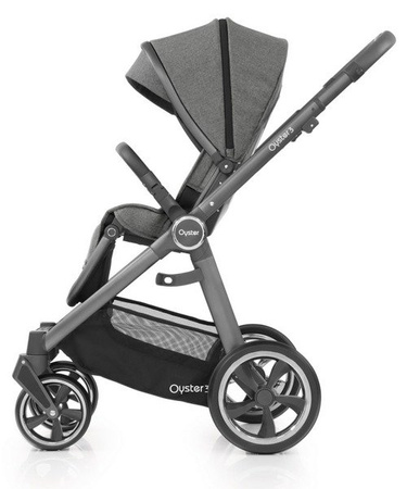 Oyster 3 Wózek Spacerowy Mercury - szary stelaż