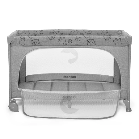 Kidnort Ihålig Łóżeczko Turystyczne Jasny Szary