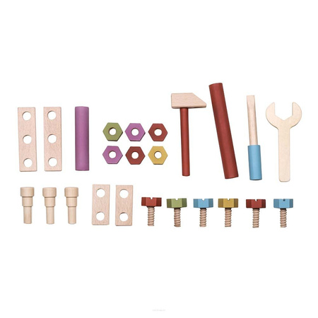 Micki Drewniane Narzędzia Zestaw Małego Majsterkowicza