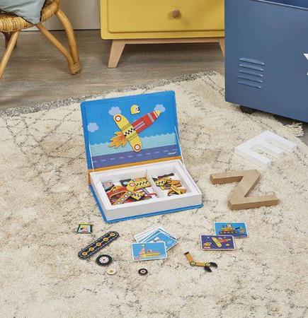 Janod Magnetibook Magnetyczna Układanka Sport