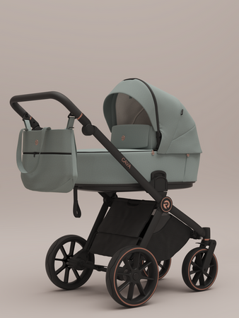 Riko Cava Wózek Głęboko-Spacerowy 12 Sage