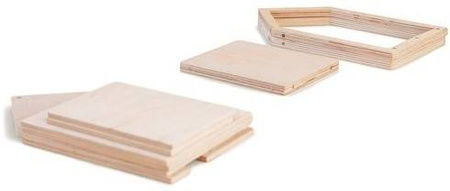 Babai Drewniana Zabawka Domek Dla Lalek z Magnes Rozmiar L Naturalny