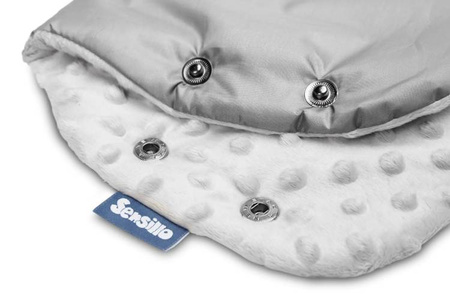 Sensillo Minky Mufka Do Wózka Szara