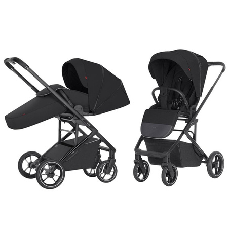 Carrello Alfa 2024 CRL-5508 Wózek Spacerowy Midnight Black