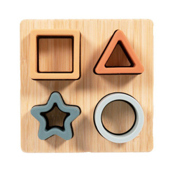 Bo Jungle Sorter układanka silikon i bambus STAR Classic