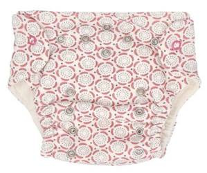 Mamatti Pielucha Wielorazowa + 2 Wkładki Jasny Róż Rozeta PW4356 