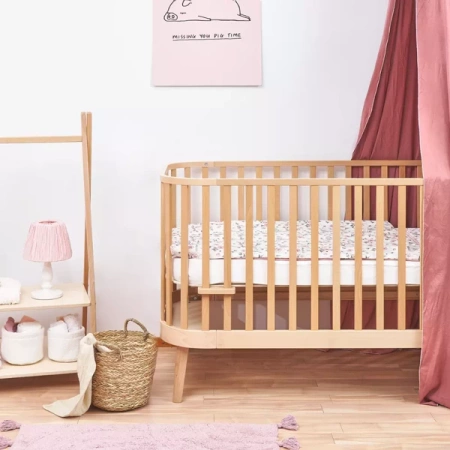 ATB Principal Łóżeczko Dziecięce 140×70 z Funkcją Sofy Drewniany