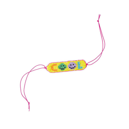 Janod Zestaw kreatywny do tworzenia biżuterii z koralików na krośnie tkackim 8+