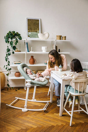 Beaba Bouncer Up&Down Plus Leżaczek Seagrass