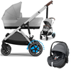 Cybex E-Gazelle S Wspomagany Wózek Głęboko-Spacerowy + Maxi-Cosi Pebble 360 Pro2 Fotelik Samochodowy