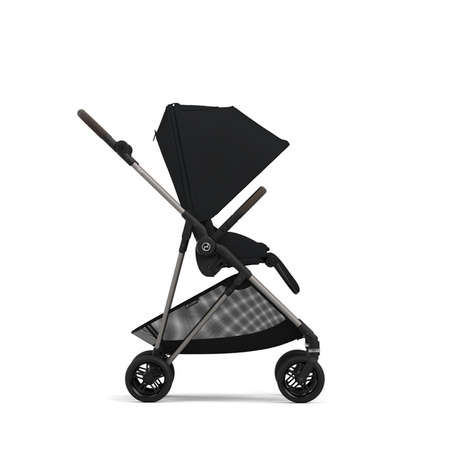 Cybex Melio Wózek Głeboko-Spacerowy Magic Black + Cloud G I-Size