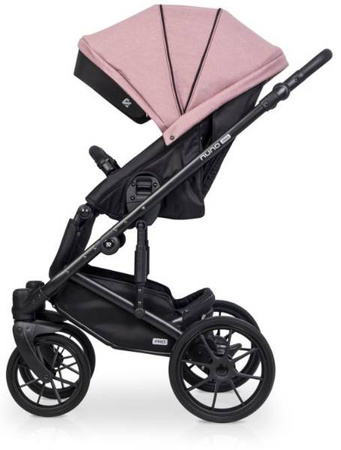 Riko Nuno Pro Wózek Głęboko-Spacerowy 2w1 z Miękką Gondolą Rose