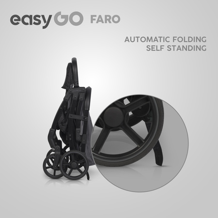 Easy Go Faro Wózek Spacerowy Cloudy Gray