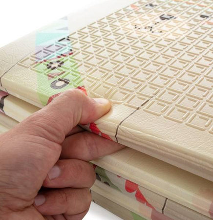 Petite&Mars Dwustronna, Składana Mata do Zabawy Campy Elephant&City