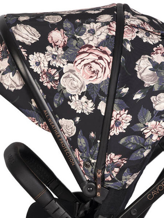 Cavoe Axo Style Wózek Głęboko-Spacerowy 2w1 + Torba + Adaptery La Rose