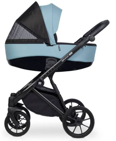 Riko Brano Pro Wózek Głęboko-Spacerowy 2w1 Crystal Blue