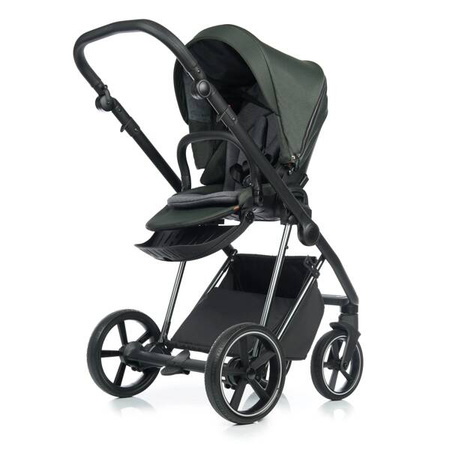 Roan Ivi 2.0 Wóżek Głęboko-Spacerowy Rama Chrome Black Forest
