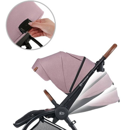Kinderkraft Evolution Wózek Spacerowy + Cocoon mauvelous pink