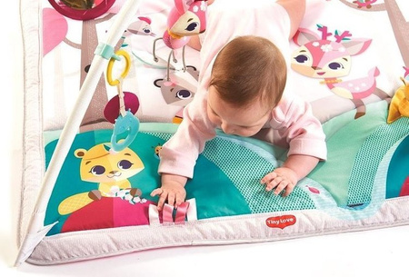 Tiny Love Gimnastyka Mata Edukacyjna z Pałąkami - Świat Małej Księżniczki