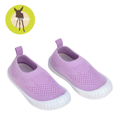 Lassig Ultrawygodne elastyczne trampki dziecięce z antypoślizgową podeszwą Splash & Fun lilac, rozm. 22