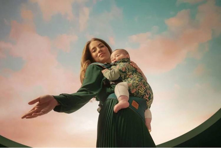 Kinderkraft Milo Nosidełko Nature Vibes Green