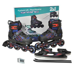 AXER SPORT ŁYŻWOROLKI 2W1 SPRING L (39-42)