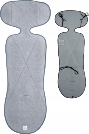 Simple Wool Very Merry 2.0 Wkładka Termoaktywna z Wełny Merino do Fotelika 15-36 kg Szara