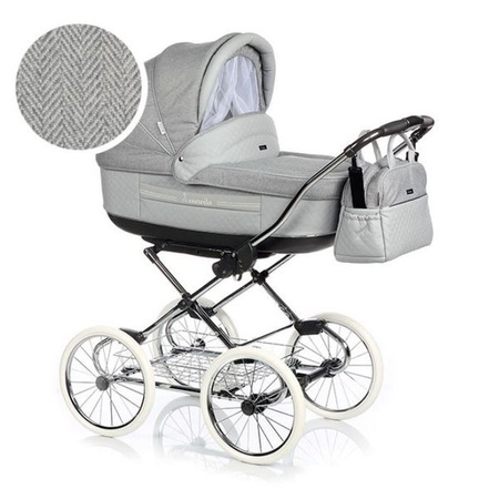 Roan Wózek Marita Prestige Głęboko-Spacerowy 2w1 P195 / Pompowane 12"