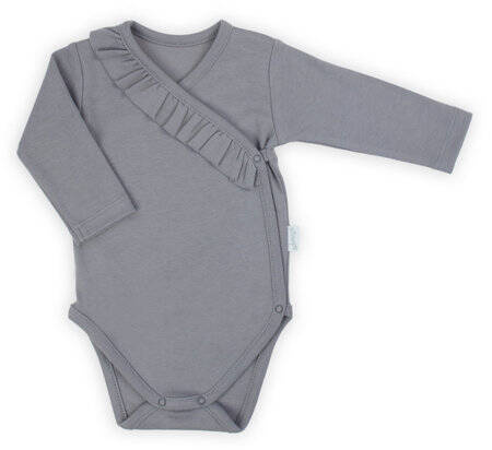 Nicol Body Bawełniane Długi Rękaw Szare Rozmiar 62