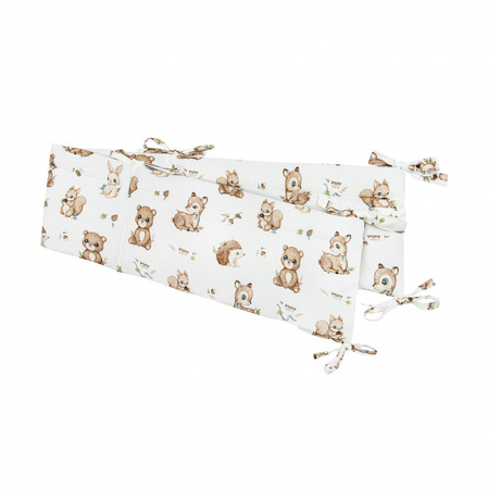 Bonjour Cherie Bambusowy Ochraniacz do Łóżeczka Las 180 cm