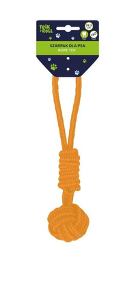Trik&Roll Szarpak dla Psa Piłka 39,5 cm Pomarańczowy