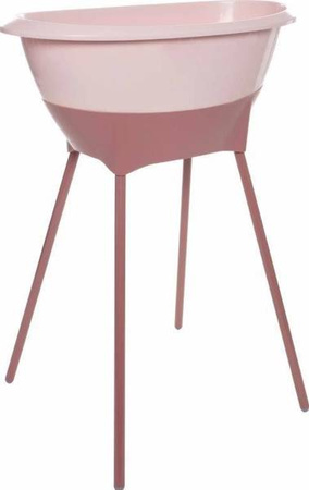 Luma Zestaw Kąpielowy 8 Elementów Wanienka i Akcesoria Blossom Pink