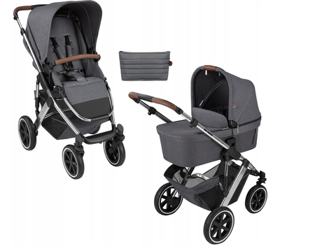 ABC Design Salsa 4 Air 2024 Wózek Głęboko-Spacerowy 2w1 Asphalt