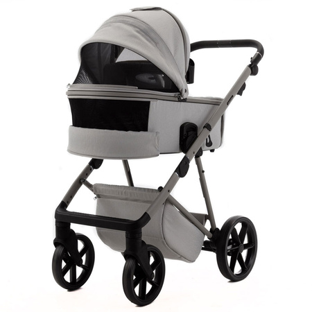 Adamex Delta Natura 4 Wózek Głęboko-Spacerowy Moon