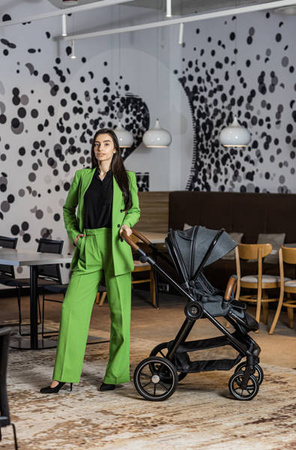 Zokky Ozz Wózek Głęboko-Spacerowy 2w1 Graphit