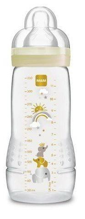 MAM-butelka 330ml BABY BOTTLE Fairy Tale Żółta
