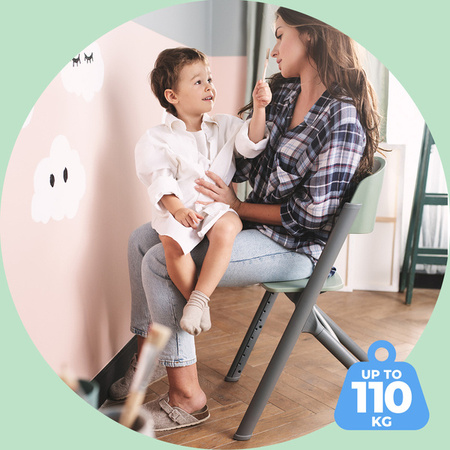 Kinderkraft Livy Krzesełko do Karmienia Zielony Olive Green