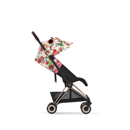 Cybex Coya Wózek Spacerowy Spring Blossom Light + Cybex Coya Moskitiera Black