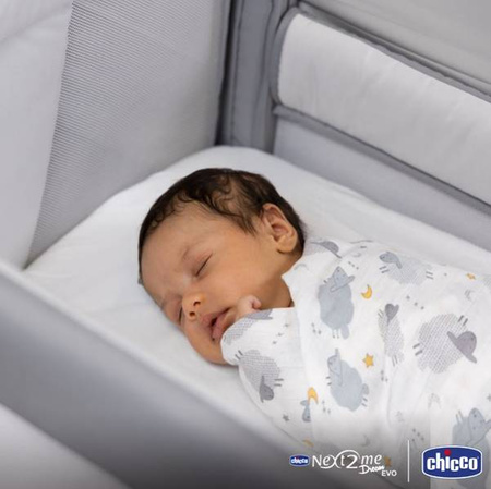 Chicco Next2me Dream Evo Łóżeczko Dostawne Grey Re_Lux